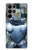 W3864 Medieval Templar Heavy Armor Knight Hard Case and Leather Flip Case For Samsung Galaxy S23 Ultra