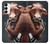 W1271 Crazy Cow Hard Case and Leather Flip Case For Samsung Galaxy A14 5G