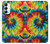 W3459 Tie Dye Hard Case and Leather Flip Case For Samsung Galaxy A14 5G