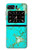 W2377 Turquoise Gemstone Texture Graphic Printed Hard Case and Leather Flip Case For Motorola Moto Razr 2022