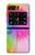 W2488 Tie Dye Color Hard Case and Leather Flip Case For Motorola Moto Razr 2022