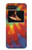 W2985 Colorful Tie Dye Texture Hard Case and Leather Flip Case For Motorola Moto Razr 2022