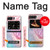 W3050 Vintage Pastel Flowers Hard Case and Leather Flip Case For Motorola Moto Razr 2022