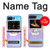 W3256 Cute Unicorn Cartoon Hard Case and Leather Flip Case For Motorola Moto Razr 2022