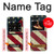 W3295 US National Flag Hard Case and Leather Flip Case For Motorola Moto Razr 2022