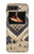 W3417 Diamond Rattle Snake Graphic Print Hard Case and Leather Flip Case For Motorola Moto Razr 2022