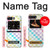 W3499 Colorful Heart Pattern Hard Case and Leather Flip Case For Motorola Moto Razr 2022