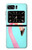 W3708 Pink Flamingo Hard Case and Leather Flip Case For Motorola Moto Razr 2022