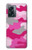 W2525 Pink Camo Camouflage Hard Case and Leather Flip Case For OnePlus Nord N300