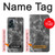 W2526 Black Marble Graphic Printed Hard Case and Leather Flip Case For OnePlus Nord N300