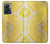 W2713 Yellow Snake Skin Graphic Printed Hard Case and Leather Flip Case For OnePlus Nord N300