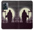 W3262 Grim Reaper Night Moon Cemetery Hard Case and Leather Flip Case For OnePlus Nord N300