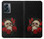 W3753 Dark Gothic Goth Skull Roses Hard Case and Leather Flip Case For OnePlus Nord N300