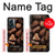 W3840 Dark Chocolate Milk Chocolate Lovers Hard Case and Leather Flip Case For OnePlus Nord N300