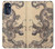 W0318 Antique Dragon Hard Case and Leather Flip Case For Motorola Moto G 5G (2023)