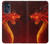 W0526 Red Dragon Hard Case and Leather Flip Case For Motorola Moto G 5G (2023)