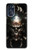 W1027 Hardcore Metal Skull Hard Case and Leather Flip Case For Motorola Moto G 5G (2023)