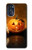 W1083 Pumpkin Spider Candles Halloween Hard Case and Leather Flip Case For Motorola Moto G 5G (2023)