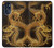 W2804 Chinese Gold Dragon Printed Hard Case and Leather Flip Case For Motorola Moto G 5G (2023)