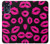 W2933 Pink Lips Kisses on Black Hard Case and Leather Flip Case For Motorola Moto G 5G (2023)