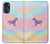 W3203 Rainbow Unicorn Hard Case and Leather Flip Case For Motorola Moto G 5G (2023)