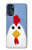 W3254 Chicken Cartoon Hard Case and Leather Flip Case For Motorola Moto G 5G (2023)