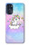 W3256 Cute Unicorn Cartoon Hard Case and Leather Flip Case For Motorola Moto G 5G (2023)