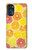 W3408 Lemon Hard Case and Leather Flip Case For Motorola Moto G 5G (2023)