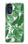 W3457 Paper Palm Monstera Hard Case and Leather Flip Case For Motorola Moto G 5G (2023)