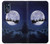 W3508 Xmas Santa Moon Hard Case and Leather Flip Case For Motorola Moto G 5G (2023)