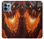 W0414 Fire Dragon Hard Case and Leather Flip Case For Motorola Edge+ (2023), X40, X40 Pro, Edge 40 Pro