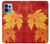 W0479 Maple Leaf Hard Case and Leather Flip Case For Motorola Edge+ (2023), X40, X40 Pro, Edge 40 Pro