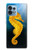 W2444 Seahorse Underwater World Hard Case and Leather Flip Case For Motorola Edge+ (2023), X40, X40 Pro, Edge 40 Pro