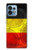 W2965 Belgium Football Soccer Hard Case and Leather Flip Case For Motorola Edge+ (2023), X40, X40 Pro, Edge 40 Pro