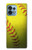 W3031 Yellow Softball Ball Hard Case and Leather Flip Case For Motorola Edge+ (2023), X40, X40 Pro, Edge 40 Pro