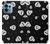 W3261 Smile Skull Halloween Pattern Hard Case and Leather Flip Case For Motorola Edge+ (2023), X40, X40 Pro, Edge 40 Pro