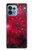 W3368 Zodiac Red Galaxy Hard Case and Leather Flip Case For Motorola Edge+ (2023), X40, X40 Pro, Edge 40 Pro