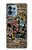 W3394 Graffiti Wall Hard Case and Leather Flip Case For Motorola Edge+ (2023), X40, X40 Pro, Edge 40 Pro