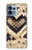 W3417 Diamond Rattle Snake Graphic Print Hard Case and Leather Flip Case For Motorola Edge+ (2023), X40, X40 Pro, Edge 40 Pro