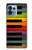 W3451 Colorful Piano Hard Case and Leather Flip Case For Motorola Edge+ (2023), X40, X40 Pro, Edge 40 Pro