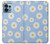 W3681 Daisy Flowers Pattern Hard Case and Leather Flip Case For Motorola Edge+ (2023), X40, X40 Pro, Edge 40 Pro