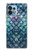 W3809 Mermaid Fish Scale Hard Case and Leather Flip Case For Motorola Edge+ (2023), X40, X40 Pro, Edge 40 Pro