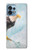 W3843 Bald Eagle On Ice Hard Case and Leather Flip Case For Motorola Edge+ (2023), X40, X40 Pro, Edge 40 Pro