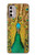 W0513 Peacock Hard Case and Leather Flip Case For Motorola Moto G Stylus 4G (2022)