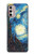 W0582 Van Gogh Starry Nights Hard Case and Leather Flip Case For Motorola Moto G Stylus 4G (2022)