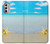 W0911 Relax at the Beach Hard Case and Leather Flip Case For Motorola Moto G Stylus 4G (2022)