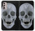 W1286 Diamond Skull Hard Case and Leather Flip Case For Motorola Moto G Stylus 4G (2022)