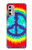 W1870 Tie Dye Peace Hard Case and Leather Flip Case For Motorola Moto G Stylus 4G (2022)