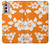 W2245 Hawaiian Hibiscus Orange Pattern Hard Case and Leather Flip Case For Motorola Moto G Stylus 4G (2022)