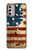 W2349 Old American Flag Hard Case and Leather Flip Case For Motorola Moto G Stylus 4G (2022)